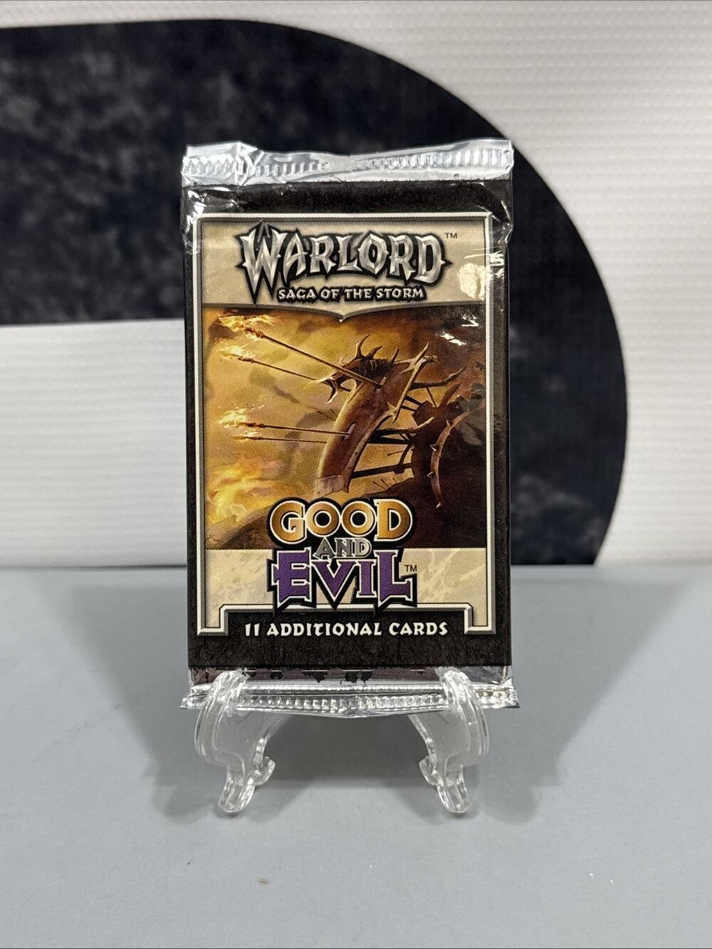 NEW SEALED WARLORD SAGA OF THE STORM GOOD & EVIL 11 ADDITIONAL CARDS 2001